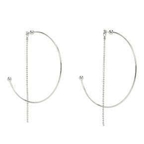 저스틴 클렌퀏 저스틴 크리스탈 이어링 Justin Crystal Earrings Palladium