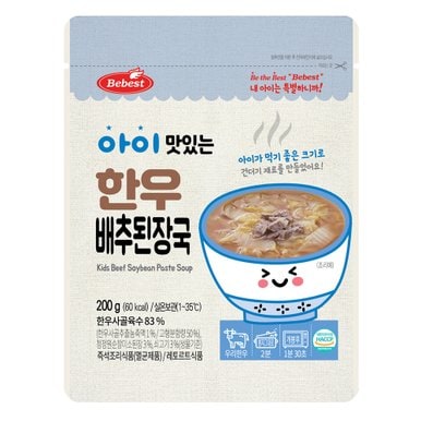 아이 맛있는 한우 배추된장국 200g