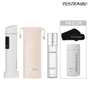 (레스노베) 디바이스 + 천 파우치 + 앰플 부스터 120ml + 헤어밴드 + 소독 티슈 패키지