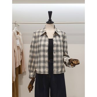 ZOOC [파주점] 쥬크 주크 체크패턴 베이직 숏 셔츠 V261MSC906