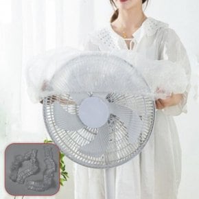 밴딩형 가전제품 비닐덮개 투명 선풍기커버 카바 60 70cm