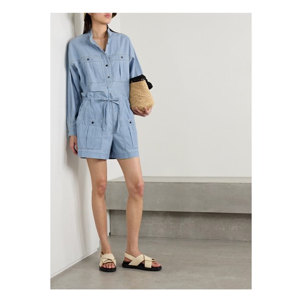 에뜨왈 베로 코튼 샴브레이 셔츠 미드 데님 1647597350564461