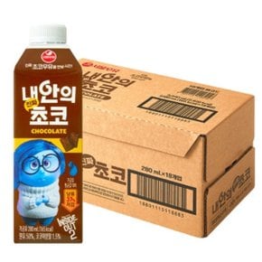 내안의 진짜 초코 280ml x 18개