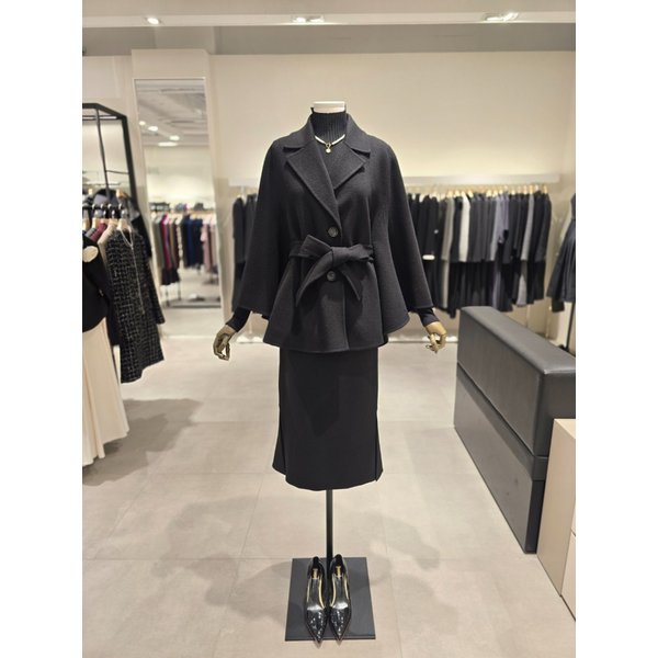 [파주점] 울 테일러드 칼라 케이프 코트 JRAA0CTC33