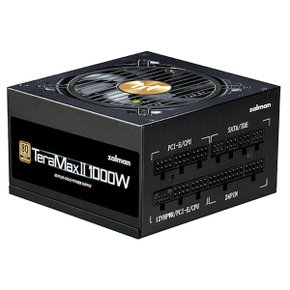 잘만 TeraMax II 1000W 80PLUS Gold 풀모듈러 블랙 ATX 3.0 (PCIE5) 파워서플라이 (정품)