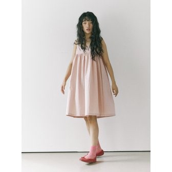 호쿠스포쿠스 Volume slip dress / Pink