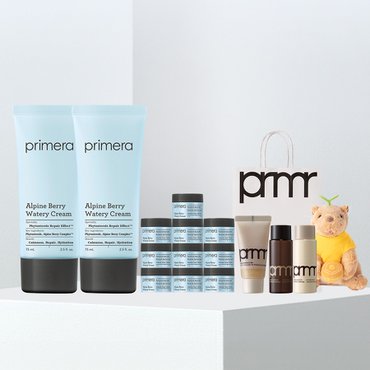 프리메라 [쓱파워세일][PRMR] 알파인베리워터리크림or젤크림 (2+2 150ml 진짜본품용량+수달인형)