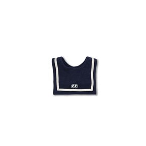 Marine baby terry bib navy