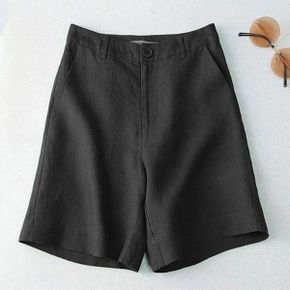 빅사이즈 407 데일리픽린넨면반바지 DOSR141_P367276861