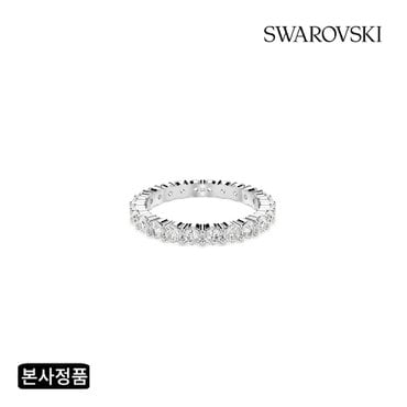 스와로브스키 [본사정품/쇼핑백증정] Matrix Vittore 실버 톤 반지 5705603_5705604_5705605