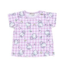 산리오 (SANRIO) 헬로 키티 키즈 반팔 잠옷 (스냅 버튼 테이프 포함) 90cm 707325