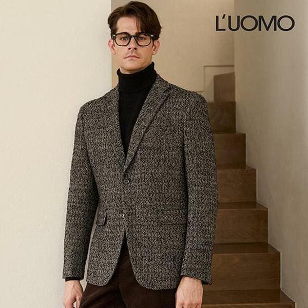 캐시미어 울 블렌딩 패딩 자켓