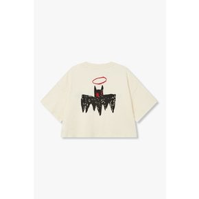 [부산점] 보브)) BASQUIAT 드롭 숄더 크롭 티셔츠 (7126240183)