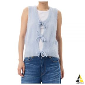 24FW BLUE MOHAIR TIE STRING VEST (K2307 694) (모헤어 타이 스트링 베스트) 97813843