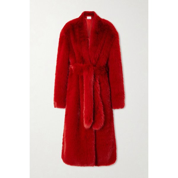 더프랭키샵 데스티니 벨티드 패디드 플러시 코트 46376663162975653