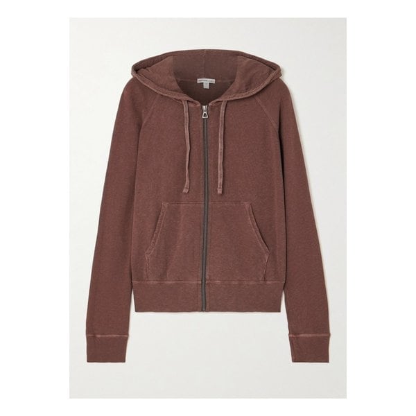 빈티지 프렌치 테리 코튼 후디 브라운 46376663162923085