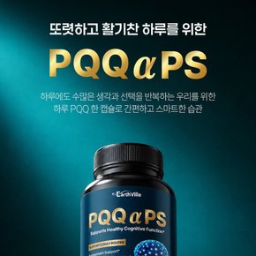 PQQ 알파 PS 코큐텐 피롤로퀴놀린퀴논 피큐큐 60캡슐 1개