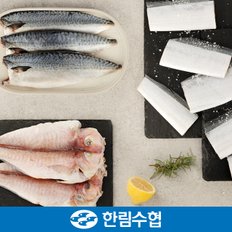 [제주 한림수협] 제주 갈치2미(1미당 300g)+제주 옥돔2미(1미당 130g)+순살 고등어10팩(1팩당 100g) 혼합세트+부직포가방 증정