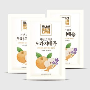 도라지배즙 시즌3 국내산, 총60팩,100㎖×1팩