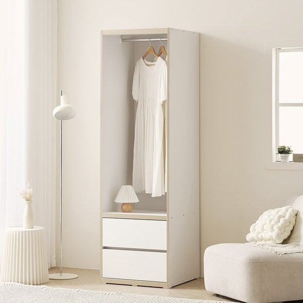 가구 레오 빅 키큰 오픈형 서랍 행거장 600