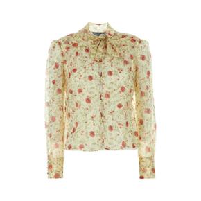 PRADA  Printed chiffon shirt FLORAL