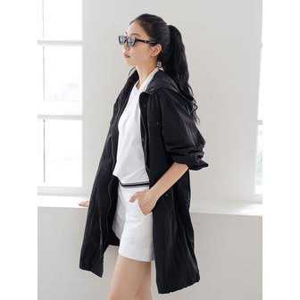 니티나 스프링 트렌치 코트 BK