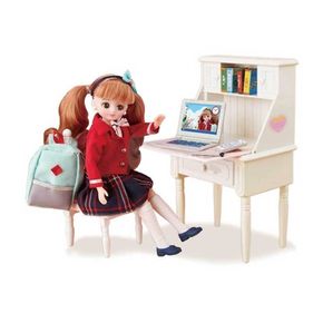 공부 소꿉 놀이 스쿨룩 패션 여아 인형 장난감 선물