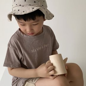 여아 아동 주니어 티셔츠 봄 여름 반팔 파리티