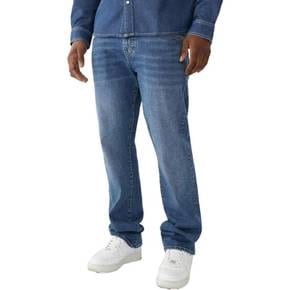 True Religion RICKY Mens 이완 Whisker Wash Strate Leg Jeans