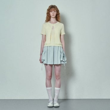 레이브 Big Pocket Mini Skirt in Silver VW4MS234-15