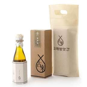국산 생들기름 300ml 선물포장(+부직포가방)