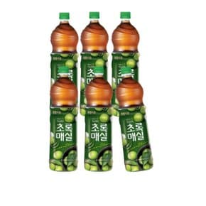 웅진 초록매실 1.5L x 6개입