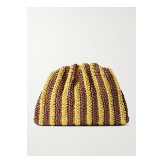 로플러랜달 로플러 랜달 베일리 스트라이프 크로셰 라피아 클러치 브라운 46376663162925947