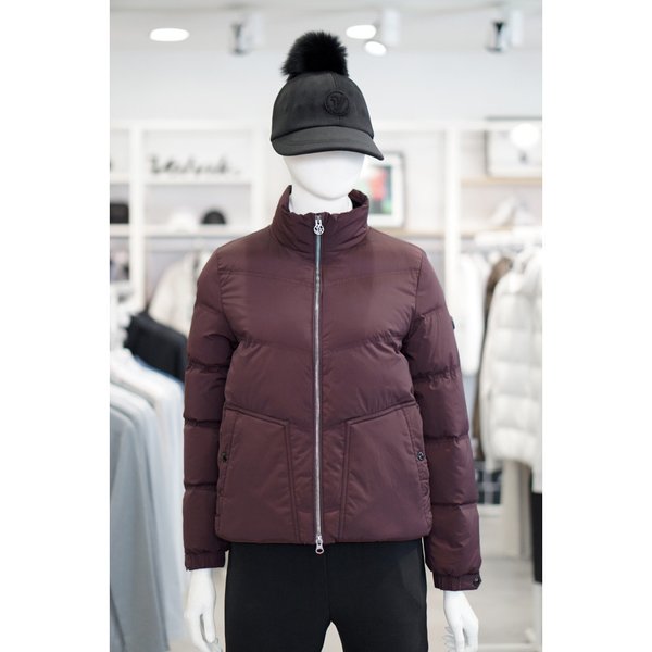 [여주점] 골프웨어 여성 골프 숏 기장 구스 다운 점퍼 WOA52