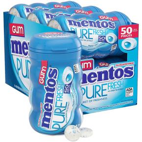 멘토스 검 퓨어 프레시 민트 대용량 300개입 Mentos Pure Fresh (6통*50개)