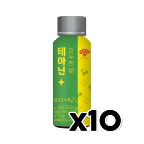 하루한병 테아닌 에너지드링크 100ml x 10개