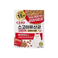  고양이 스고이사료 유산균 크런키 참치포믹스 200g (WD2CC12)