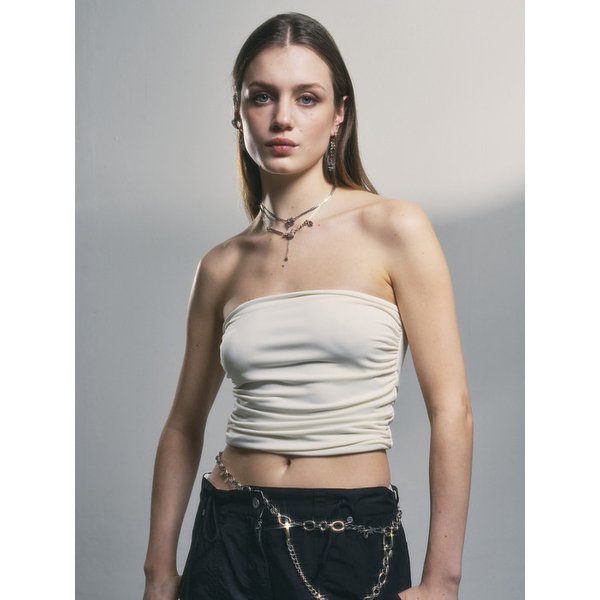 NO.334 [SILVER] SNAKE BALL NECKLACE