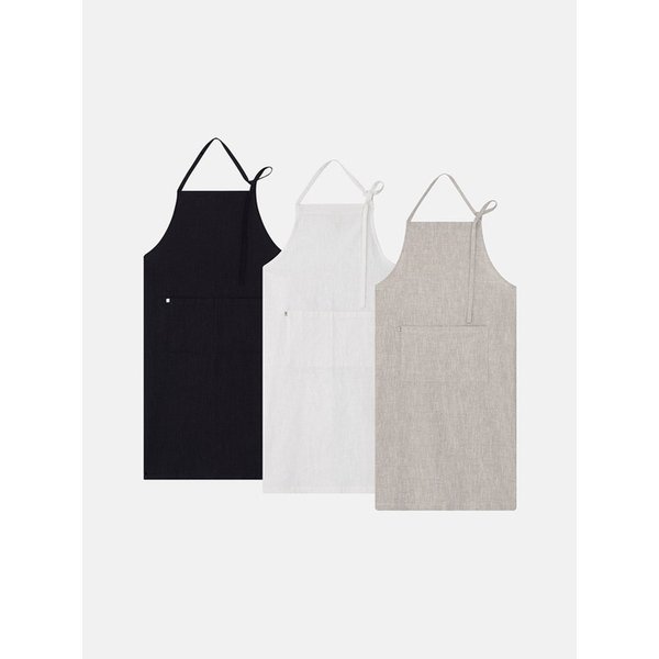 Linen Long Apron (3 colors)