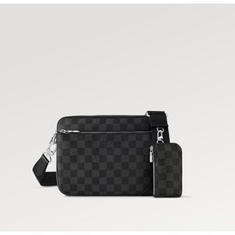 LOUIS VUITTON 트리오 메신저 다미에 그라파이트 코팅 캔버스 N40519 4949406474437555