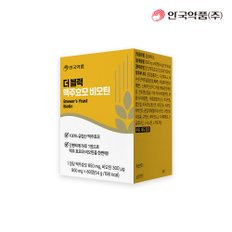 [안국약품] 더블랙 맥주효모 비오틴 60정X1박스(2개월분)