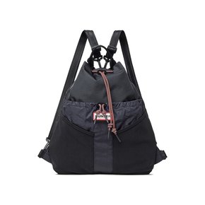 [UNISEX] 트래블 멀티 펑션 립스탑 패커블 백팩 - 블랙/레드박스로고 UBB7125NRSRBO