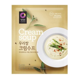 청정원 우리쌀 크림수프 60g(3인분) x 12개