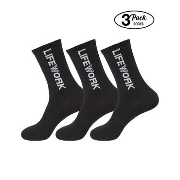 라이프워크 공용) 3PACK 코마사 로고 크루삭스 LW245SO900