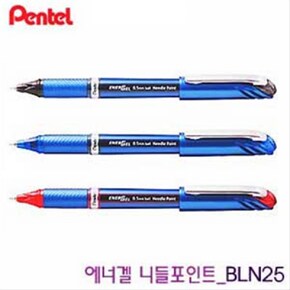 Pentel 에너겔 니들포인트 중성펜 낱개 BLN25 0.5mm X ( 3매입 )