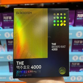 [9/22(화) 오전9시 주문마감]닥터루뎀 맥주효모환 4000 4.5g x 60포