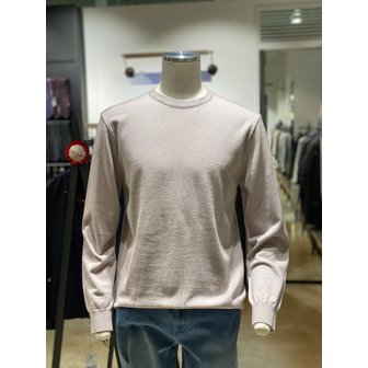 레노마 [시흥점] S/S  베이직 연분홍 라운드 니트 (RPEMKT01A)