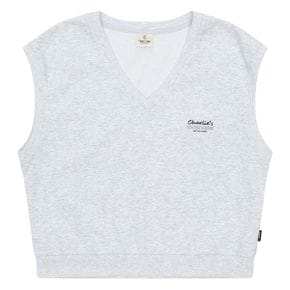 여아 레터링 브이넥 베스트 22P0751 GY_P422506279