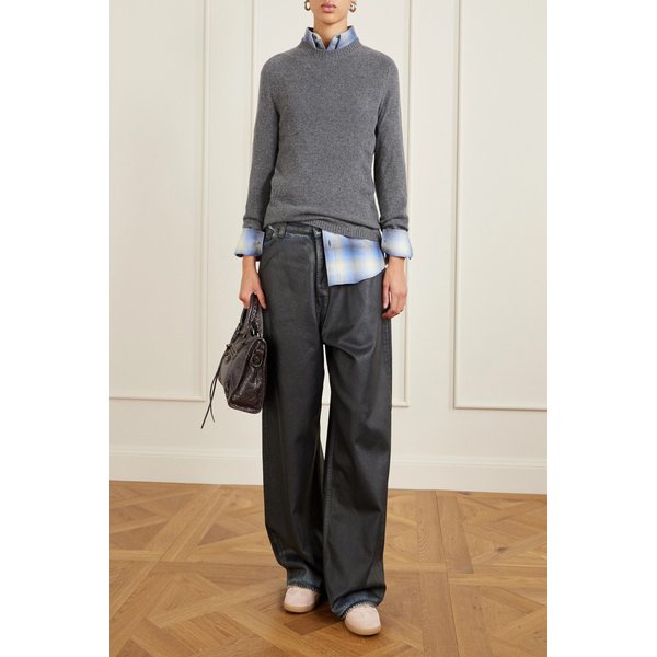 2023 코팅 와이드 진 블랙 46376663162975963