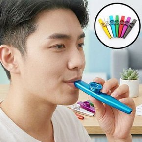메탈 카주 음악 치료 악기 교육용 교구 떨림막 허밍 카쥬 까주 까...